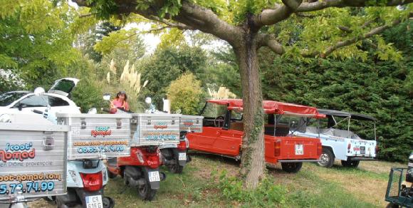 balade à scooter en drôme provençale