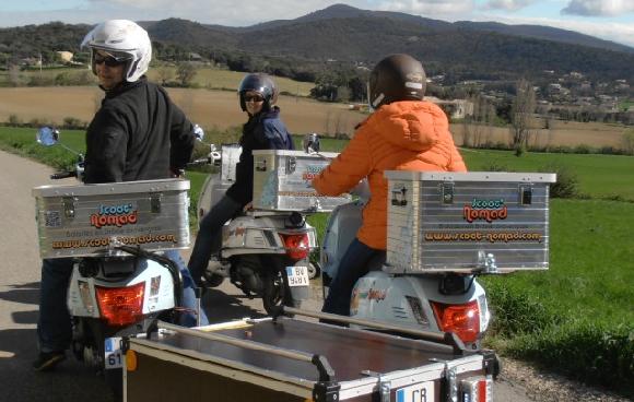 balade à scooter en drôme provençale