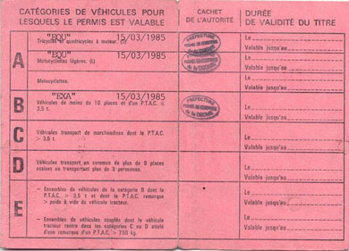 permis pour conduire un scooter