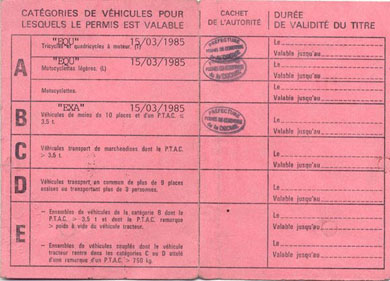 permis pour conduire un scooter